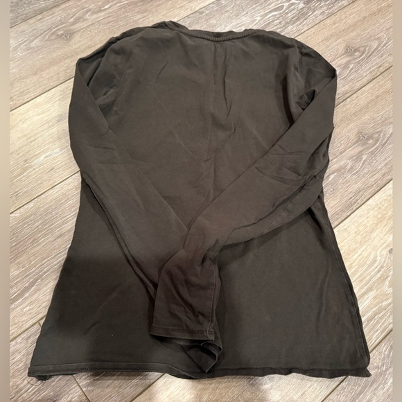 Mossimo Supply Co. Dark Gray Long Sleeve Tee - Picture 3 of 3